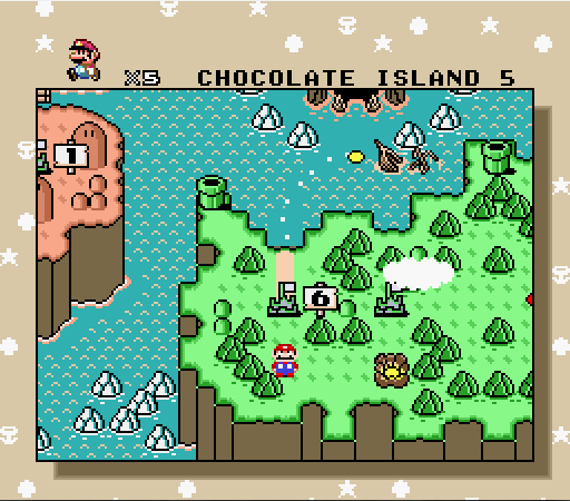 O lago da vida infinita de Super Mario World 